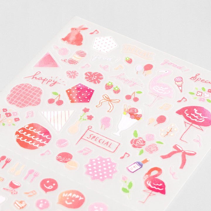 Midori Sticker 2558 Color - Pink