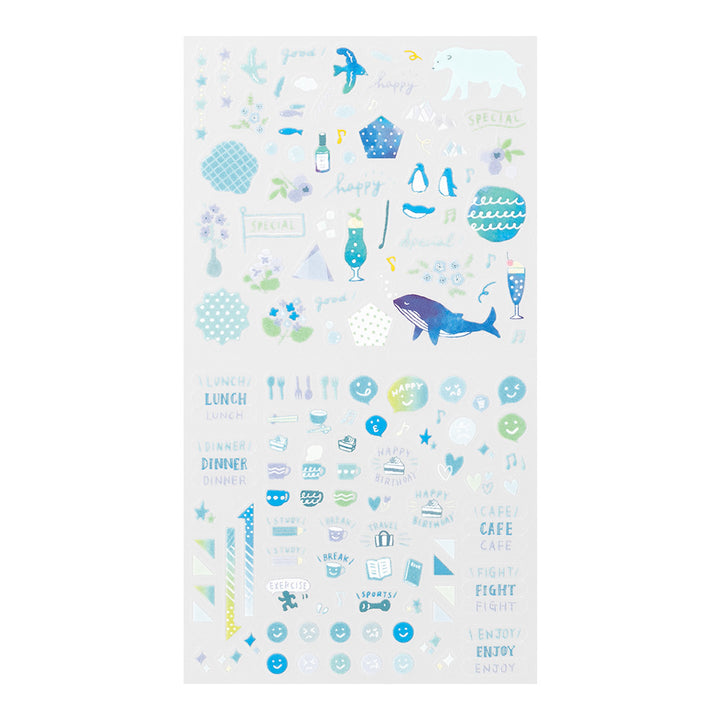Midori Sticker 2560 Color - Blue