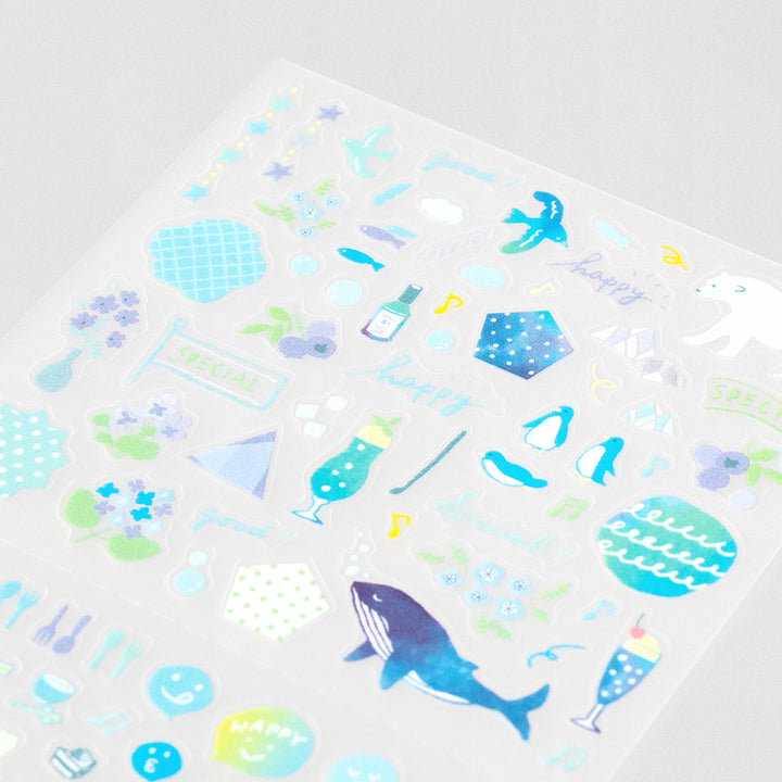 Midori Sticker 2560 Color - Blue