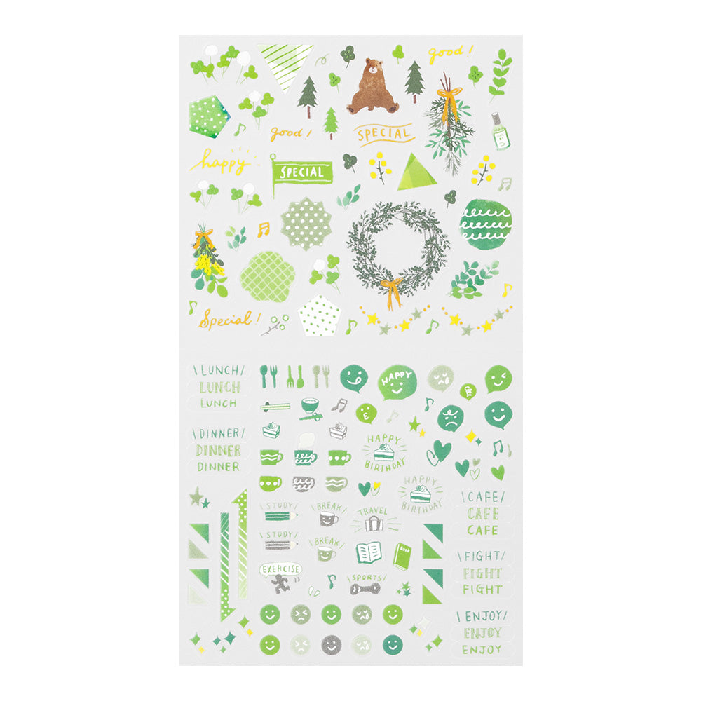 Midori Sticker 2561 Color - Green