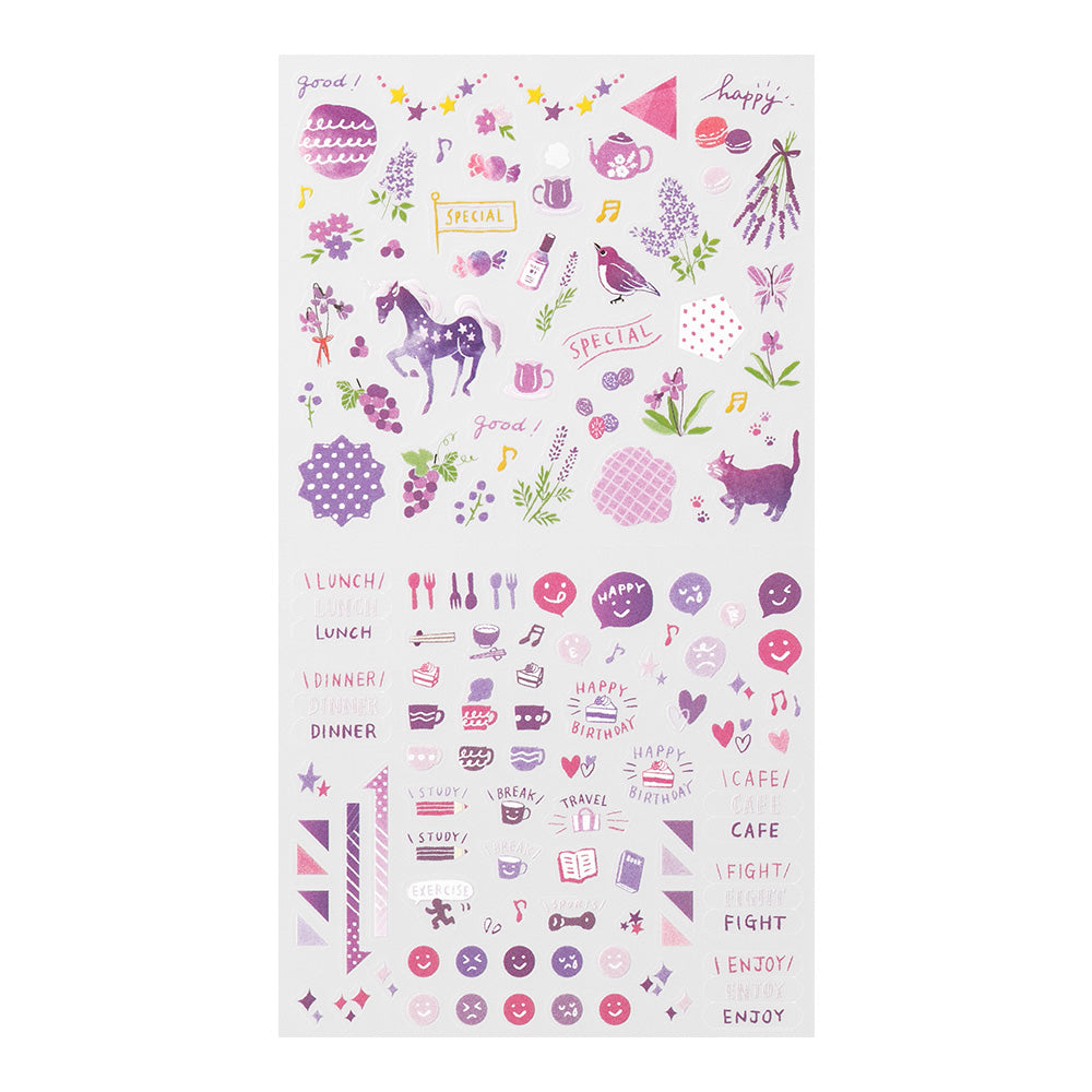 Midori Sticker 2562 Color - Purple