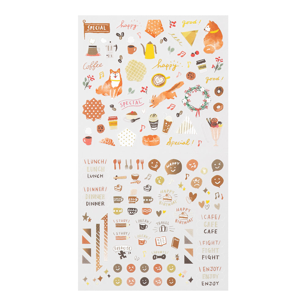 Midori Sticker 2563 Color - Brown