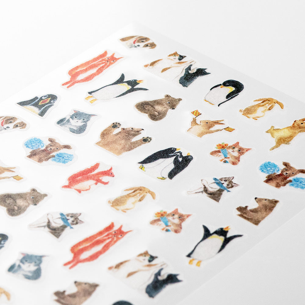 Midori Stickers Daily Records - Animal Feelings
