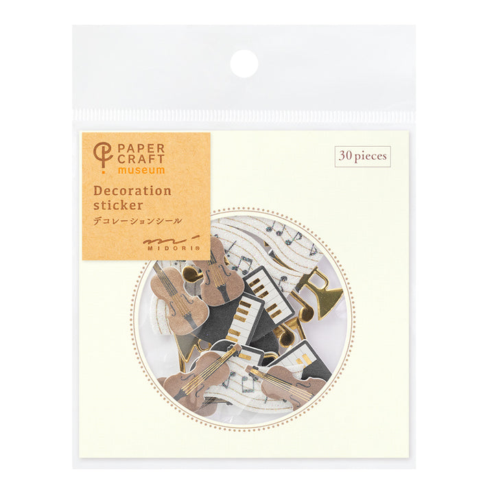 Midori PC Museum 2573 Decoration Sticker - Music