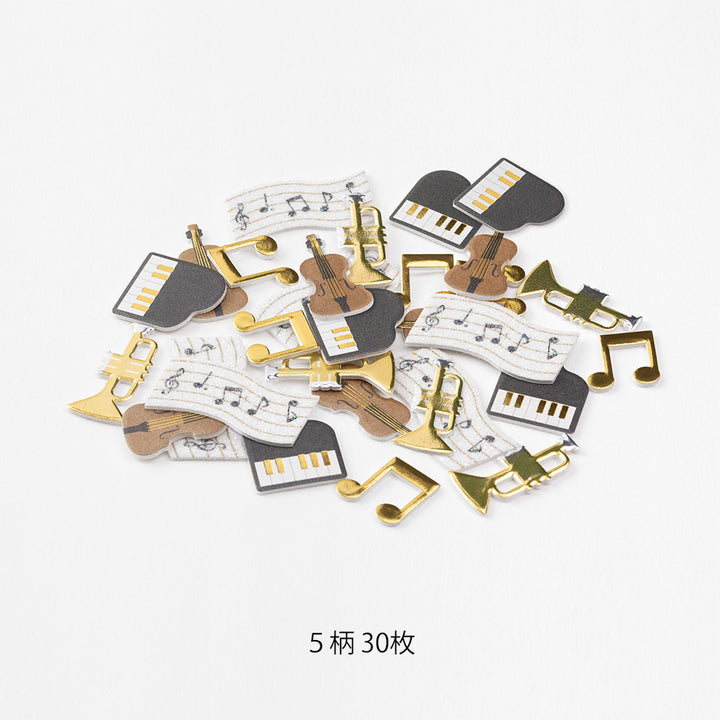 Midori PC Museum 2573 Decoration Sticker - Music