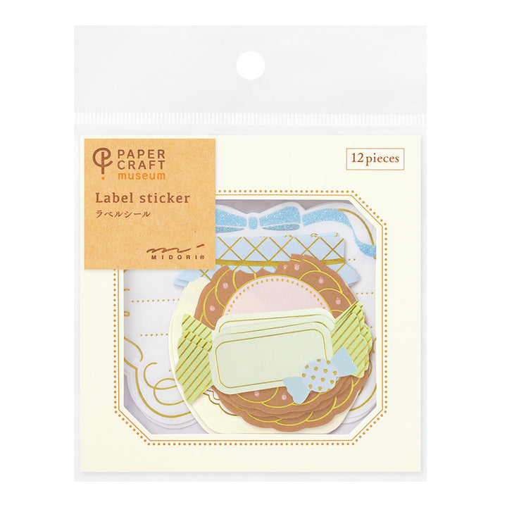 Midori PC Museum 2612 Label Sticker - Sweets