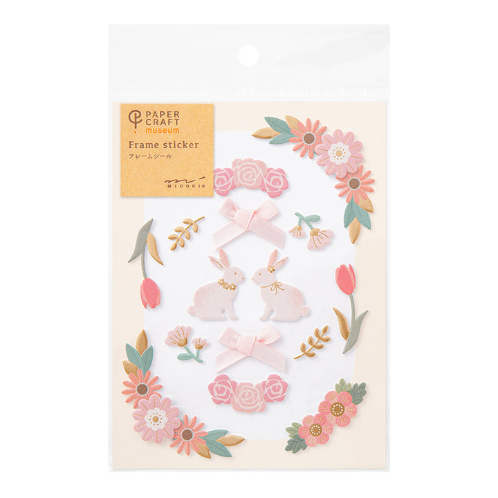 Midori PC Museum 2654 Frame Sticker - Pink
