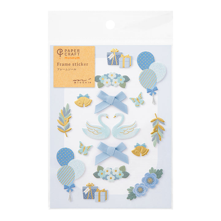 Midori PC Museum 2657 Frame Sticker - Blue