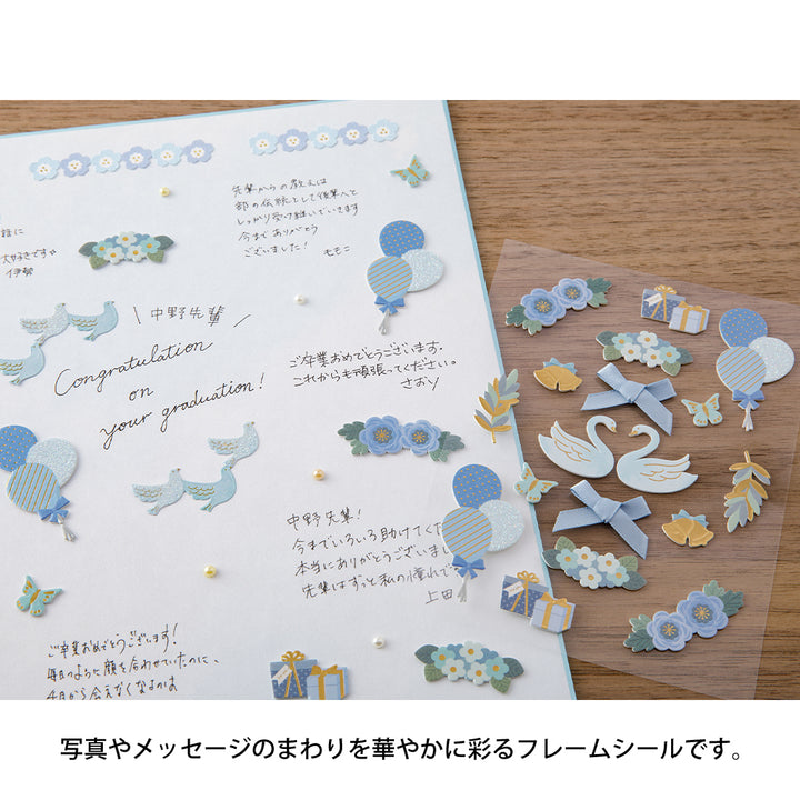 Midori PC Museum 2657 Frame Sticker - Blue