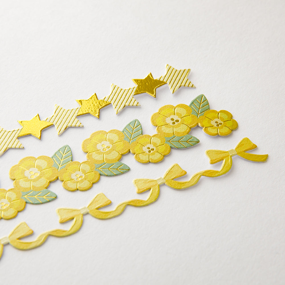 Midori PC Museum 2659 Ribbon Sticker - Yellow