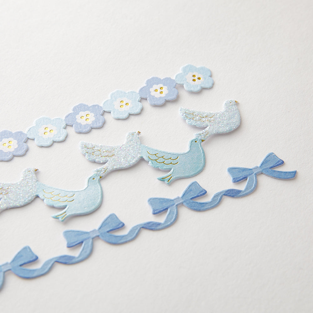 Midori PC Museum 2661 Ribbon Sticker - Blue