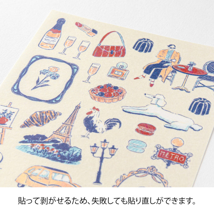 Midori Sticker 2711 French Motifs
