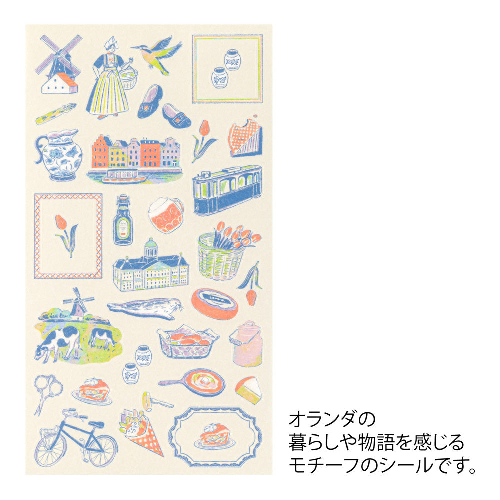 Midori Sticker 2715 Dutch Motifs