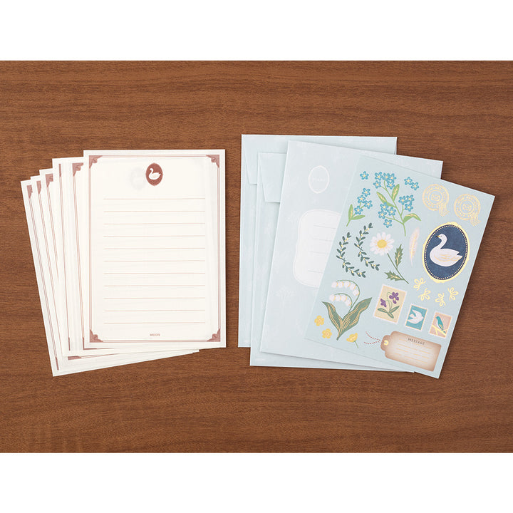 Midori Letter Set 921 Collage - Bird