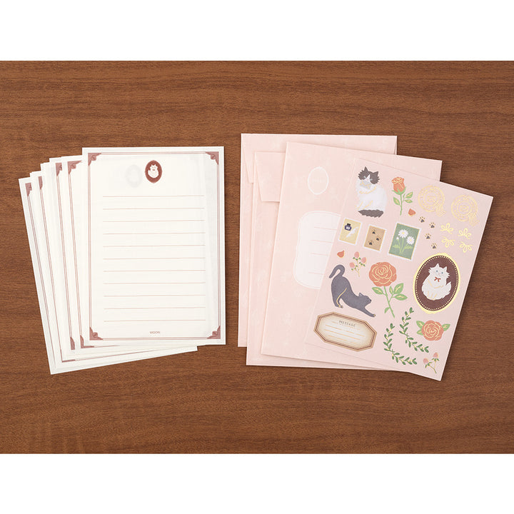 Midori Letter Set 922 Collage - Cat