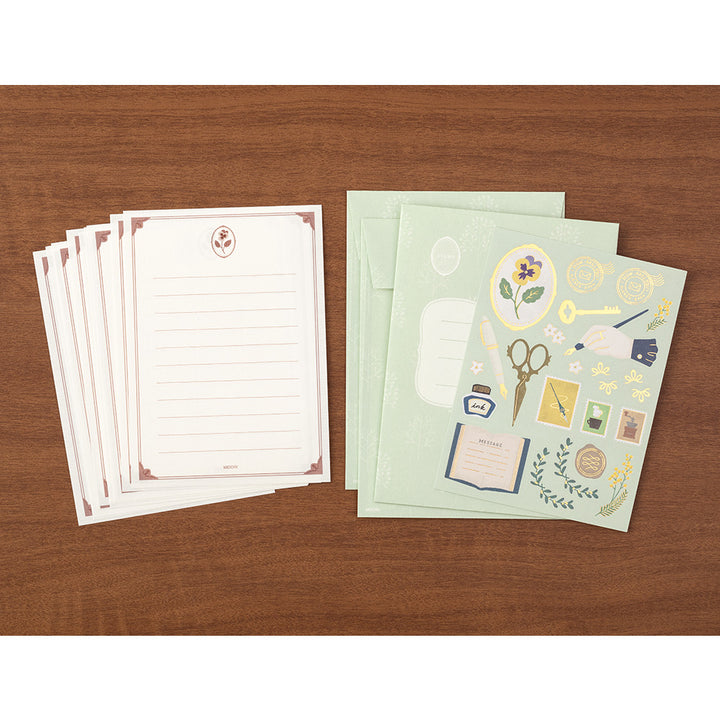 Midori Letter Set 923 Collage - Stationery
