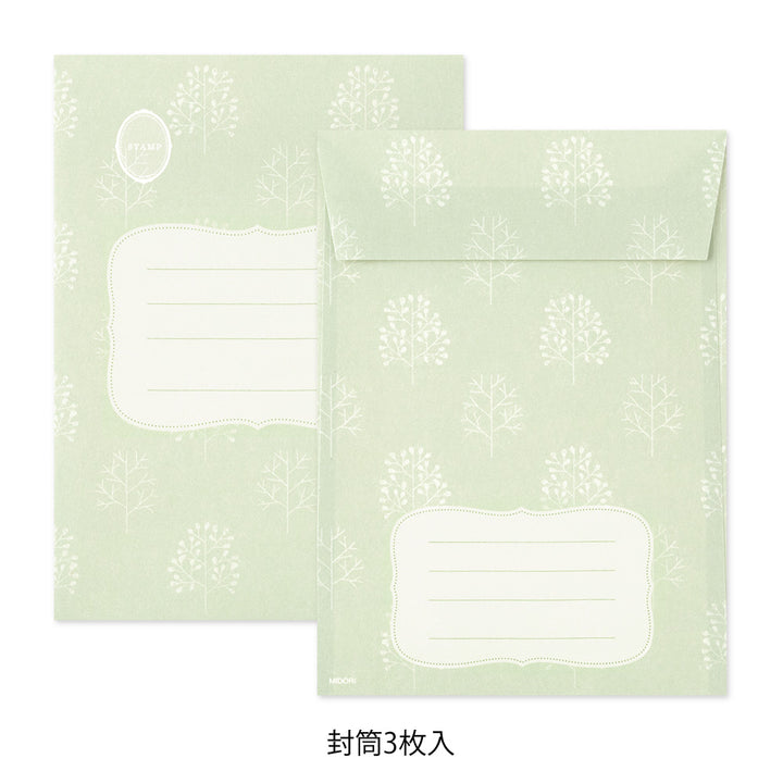Midori Letter Set 923 Collage - Stationery