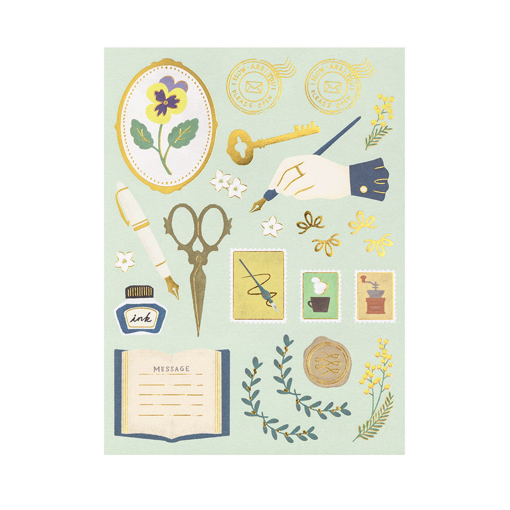 Midori Letter Set 923 Collage - Stationery