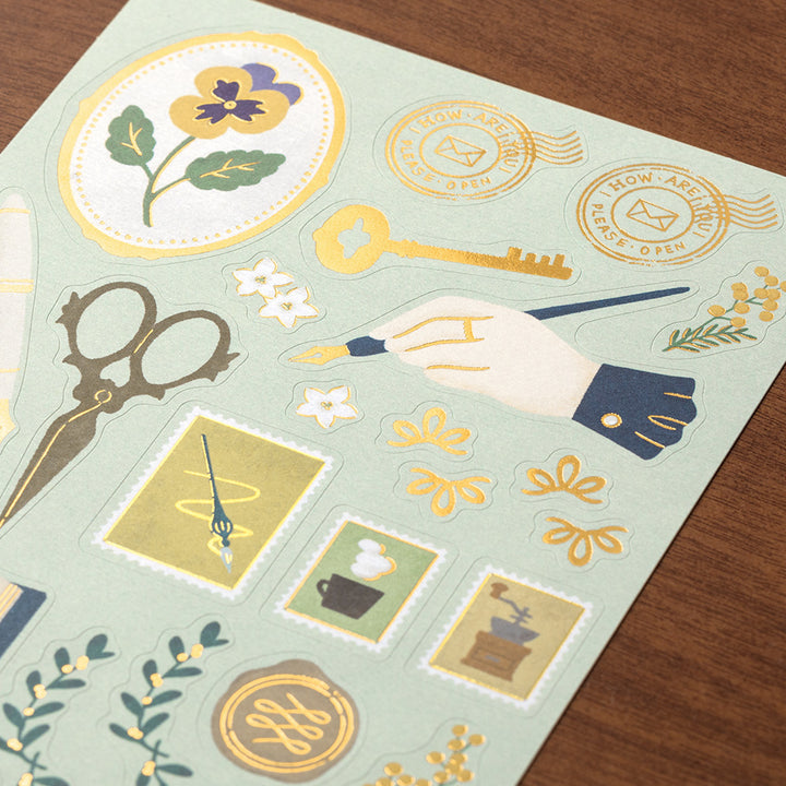 Midori Letter Set 923 Collage - Stationery