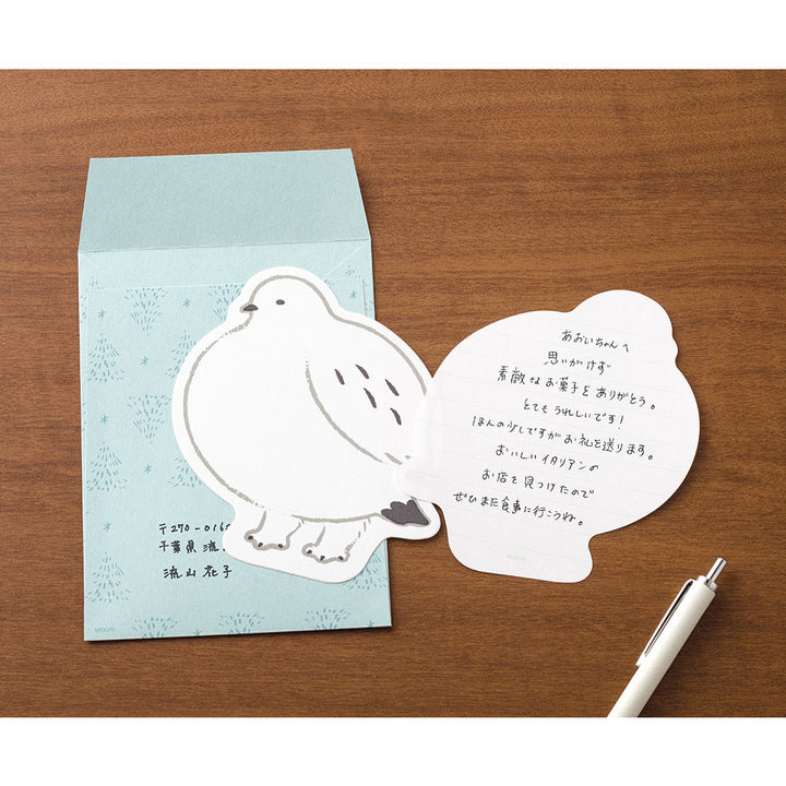 Midori Letter Set 925 Die Cut - Grouse