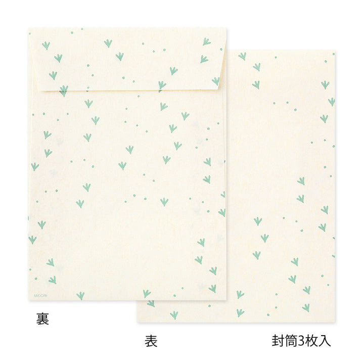 Midori Letter Set 926 Die Cut - Penguin
