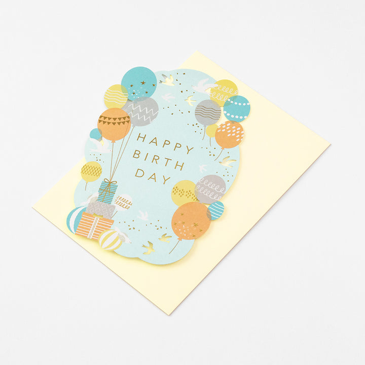 Midori Card Laser Cutting - Birthday Balloons