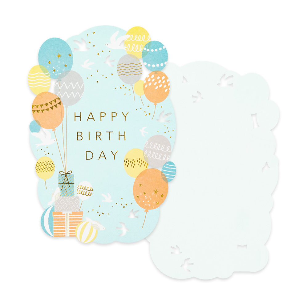 Midori Card Laser Cutting - Birthday Balloons