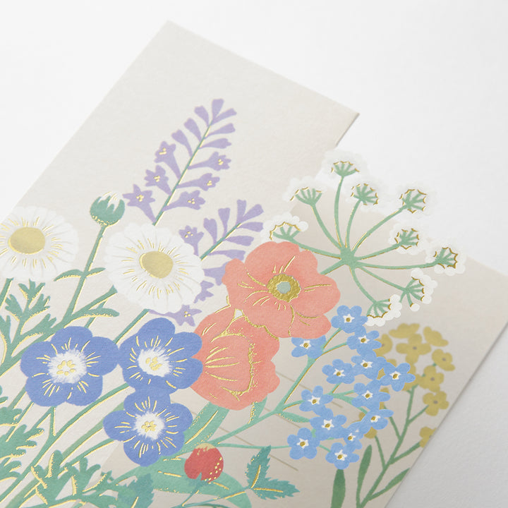 Midori Decorative 3D Greeting Card - Wildflower