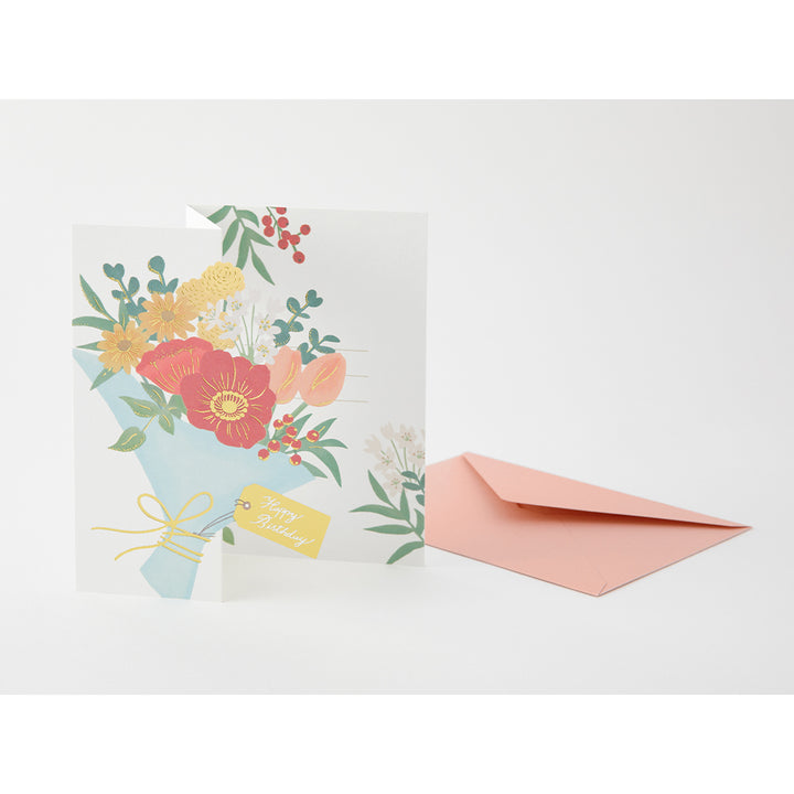 Midori Decorative 3D Greeting Card - Birthday Bouquet