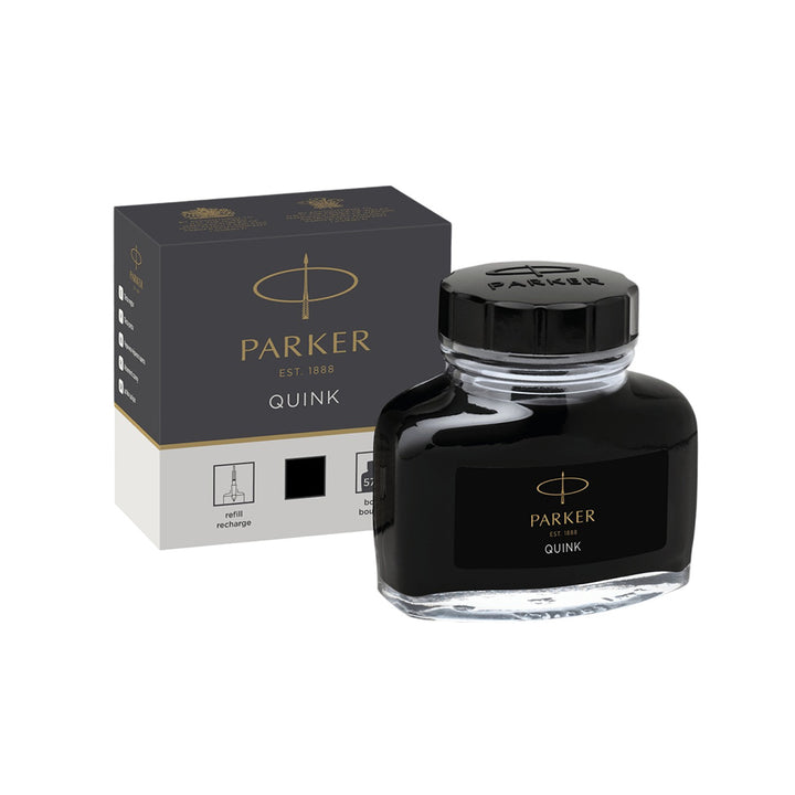 Parker Quink 57ml Ink Bottle - Black