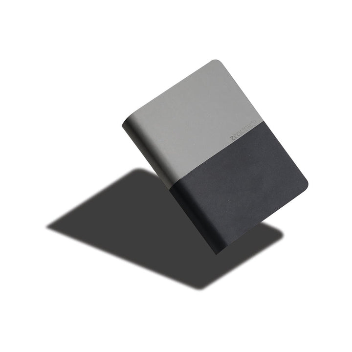 Zequenz Basic+ A6 Squared and Blank Notebook - Black Grey