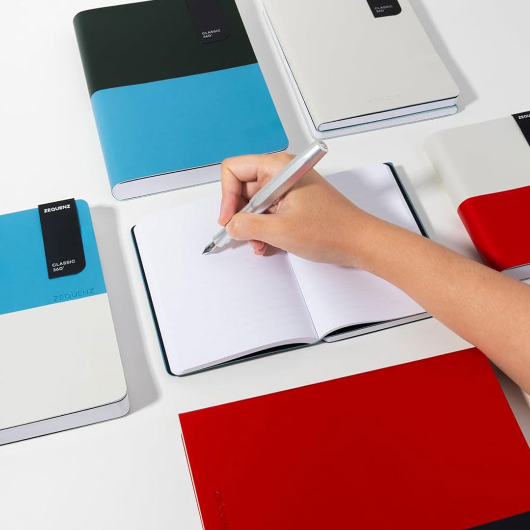 Zequenz Basic+ A6 Blank Notebook – Arctic Sky