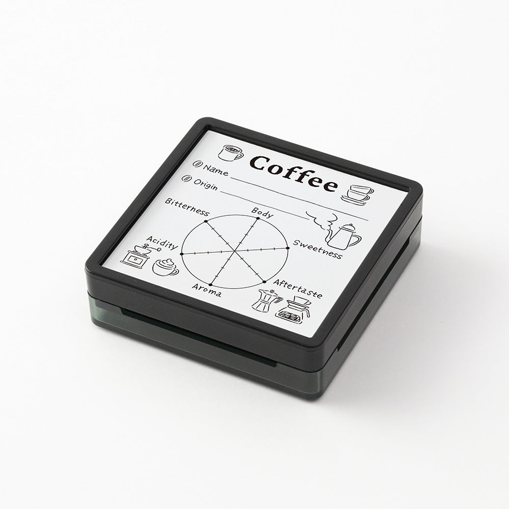 Overseas Exclusive Midori Paintable Stamp Pre-Inked Coffee