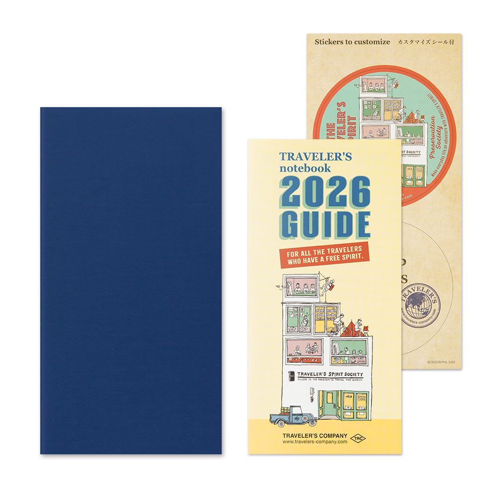 Traveler's Company Notebook Refill 2026 Weekly + Memo Second Half - A5-