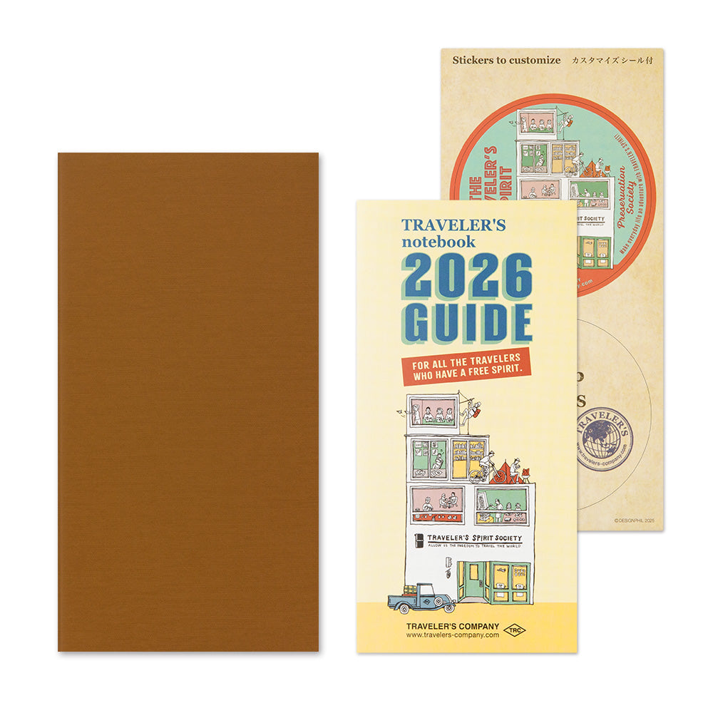 Traveler's Company Notebook Refill 2026 Weekly Vertical Second Half - A5-