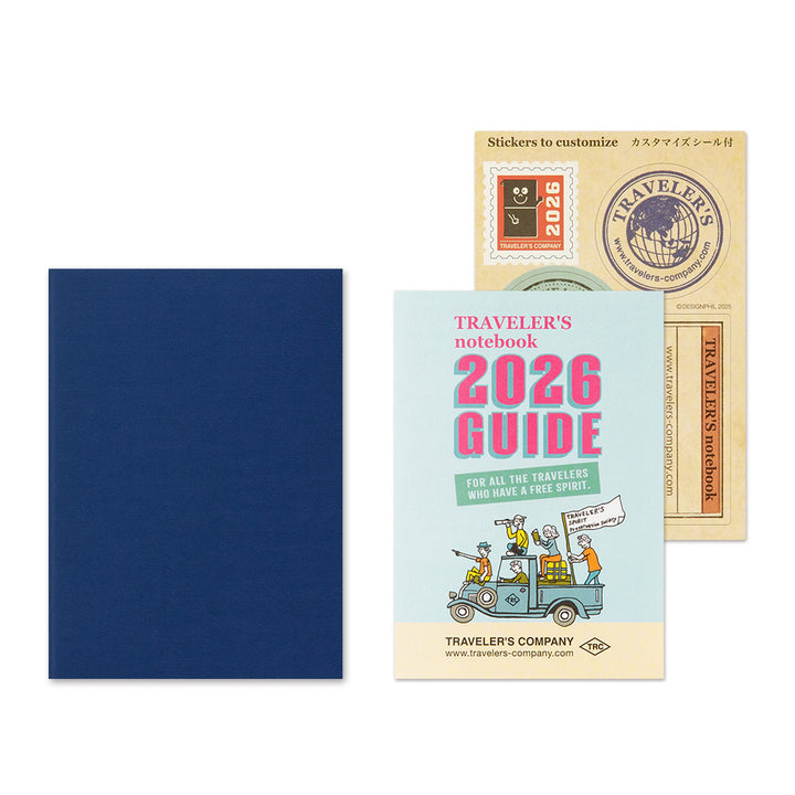Traveler's Company Notebook Refill 2026 Weekly Second Half - Passport Size