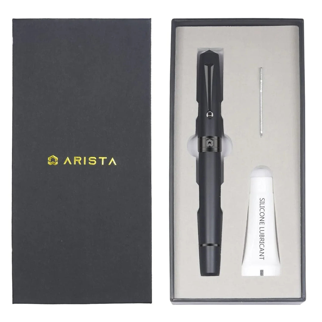 Arista | One Classic | Fountain Ink Pen | Shinny Black-titanium Trims