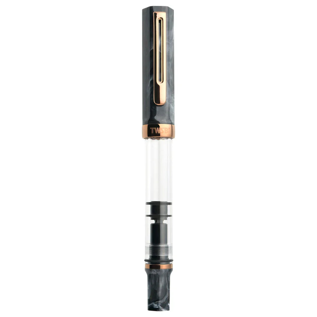 TWSBI ECO Black Marble with Bronze Fountain Pen