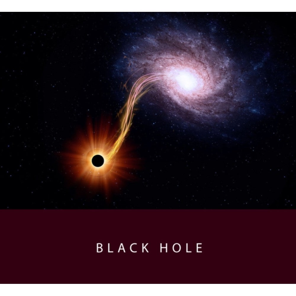 Colorverse | Astrophysics Series | Season 2 | Fountain Pen Ink | Black Hole | Black | 65ml and 15ml | 2 Bottle Set - Aarcaai