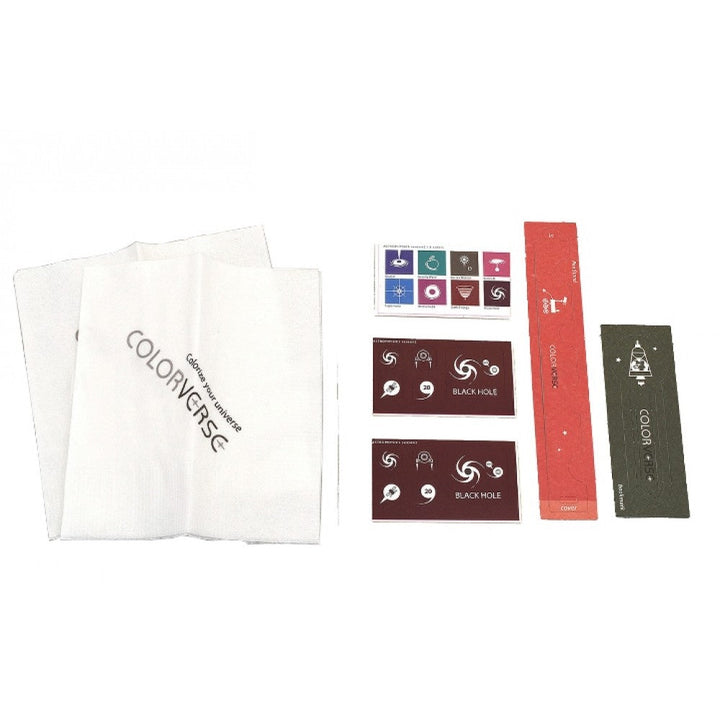 Colorverse | Astrophysics Series | Season 2 | Fountain Pen Ink | Black Hole | Black | 65ml and 15ml | 2 Bottle Set - Aarcaai