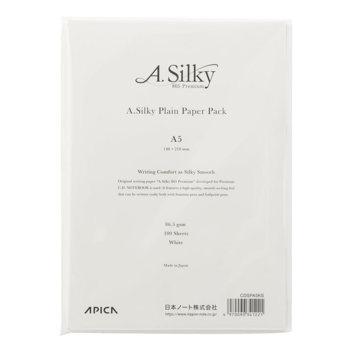 Apica A Silky Plain Paper Pack - A5