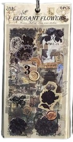 2ABC Decorative Stickers - Elegant Flowers