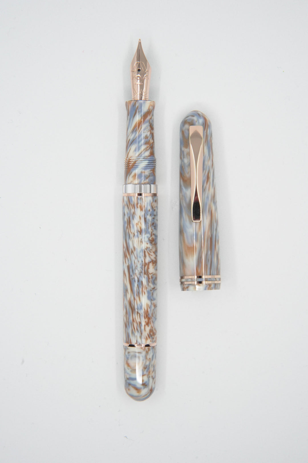 Gioia | Metis | Fountain Pen | Cappuccino | Rose Gold Trims