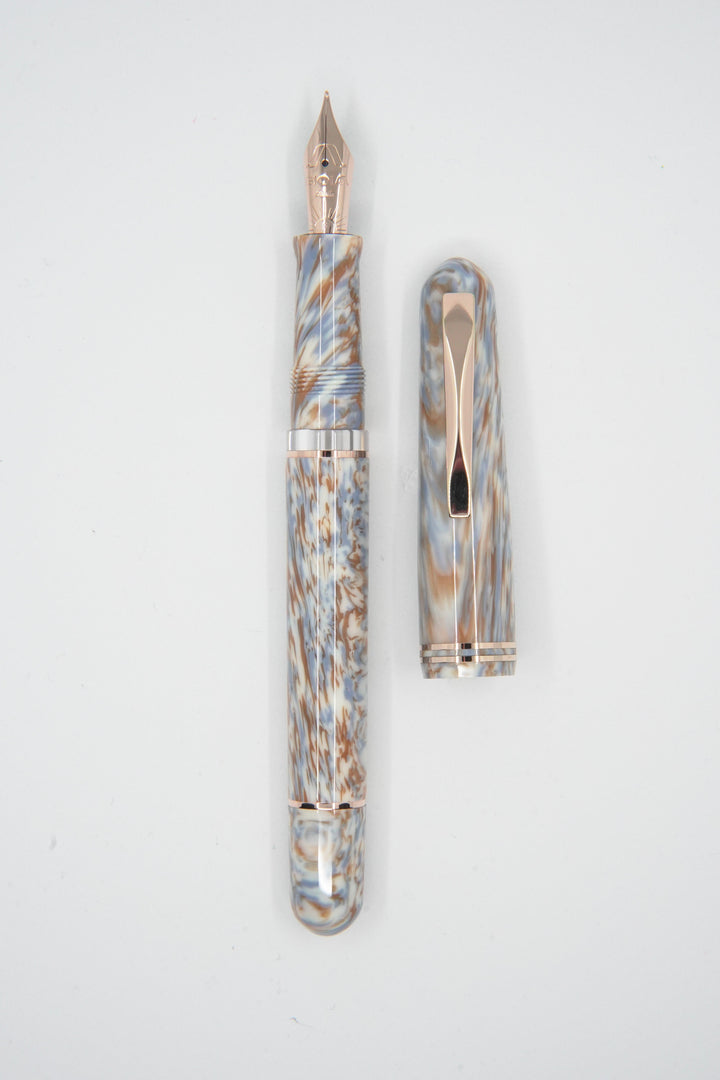 Gioia | Metis | Fountain Pen | Cappuccino | Rose Gold Trims