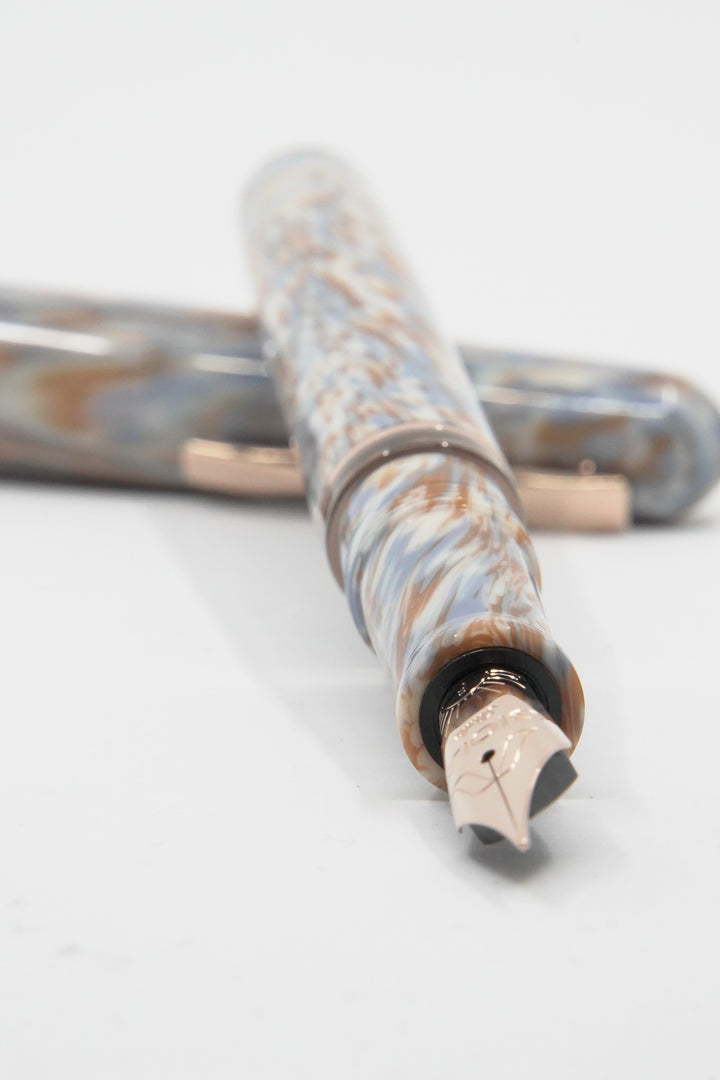 Gioia | Metis | Fountain Pen | Cappuccino | Rose Gold Trims