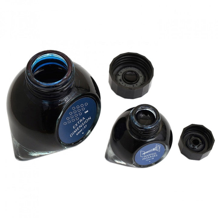 Colorverse | Multiverse Series | Season 3 | Fountain Pen Ink | Extra Dimension | Dark Blue | 65ml and 15ml | 2 Bottle Set - Aarcaai