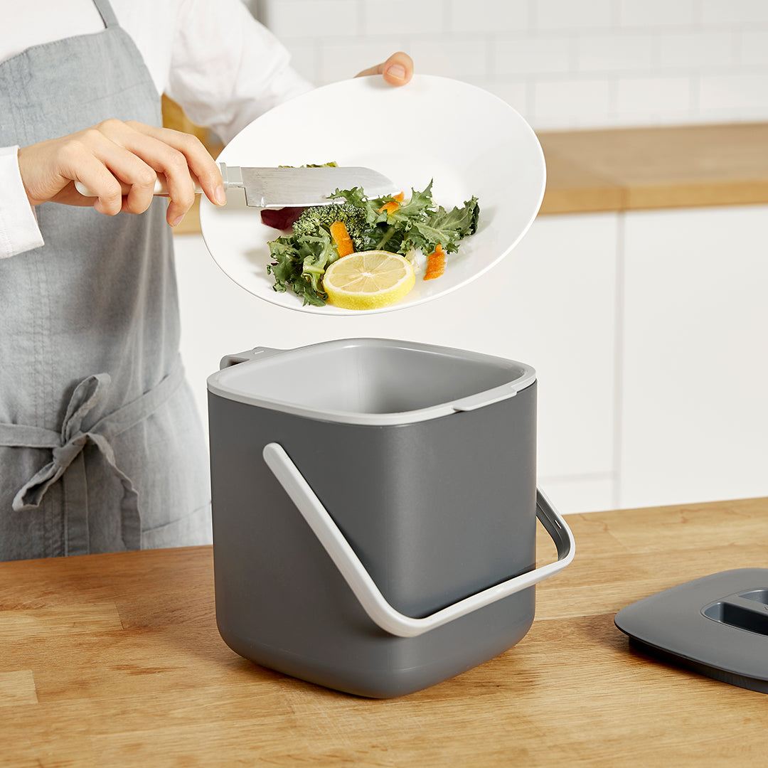 Litem | Multi Utility Waste Bin | Ivory | For Office Home &amp; Kitchen