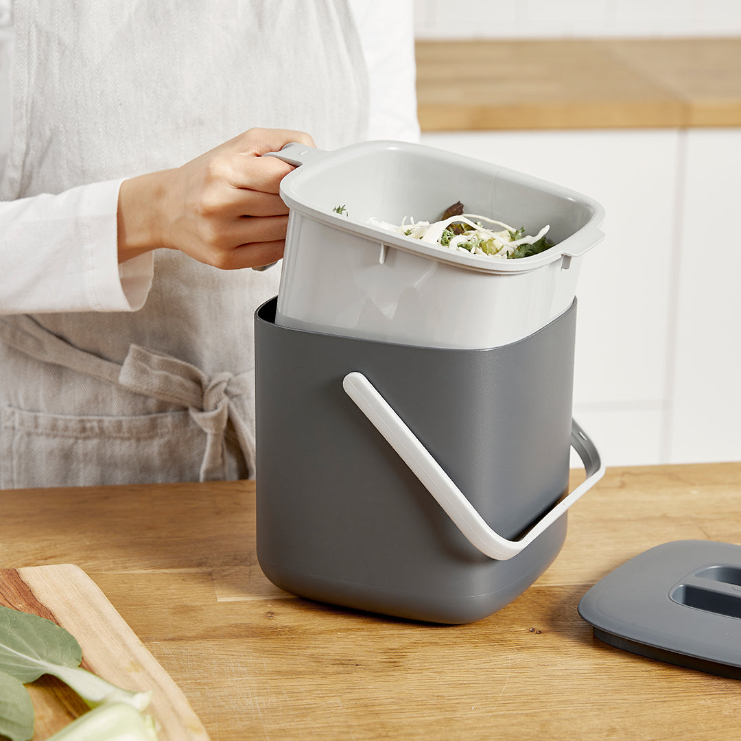 Litem | Multi Utility Waste Bin | Dark Grey | For Office Home & Kitchen