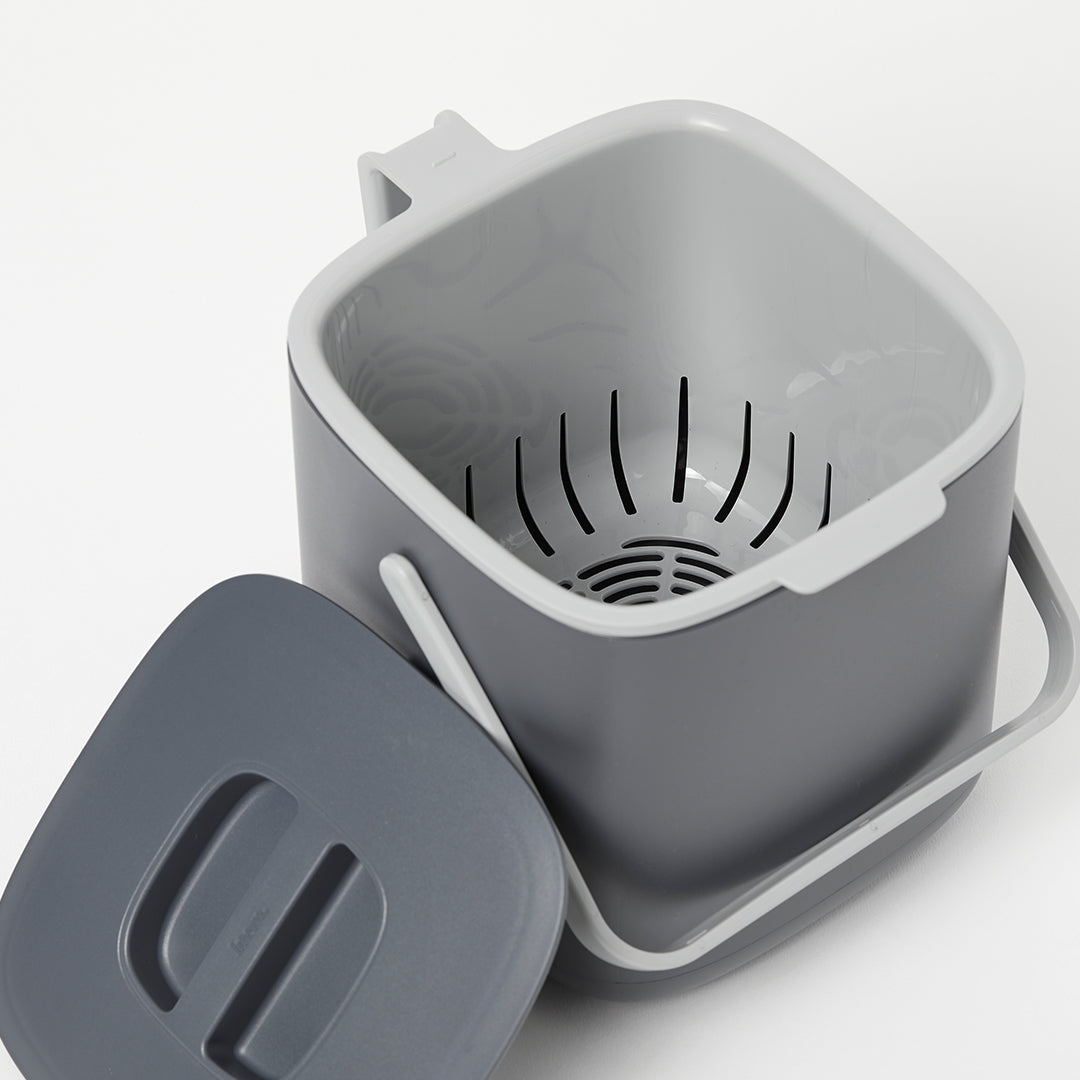 Litem | Multi Utility Waste Bin | Dark Grey | For Office Home & Kitchen