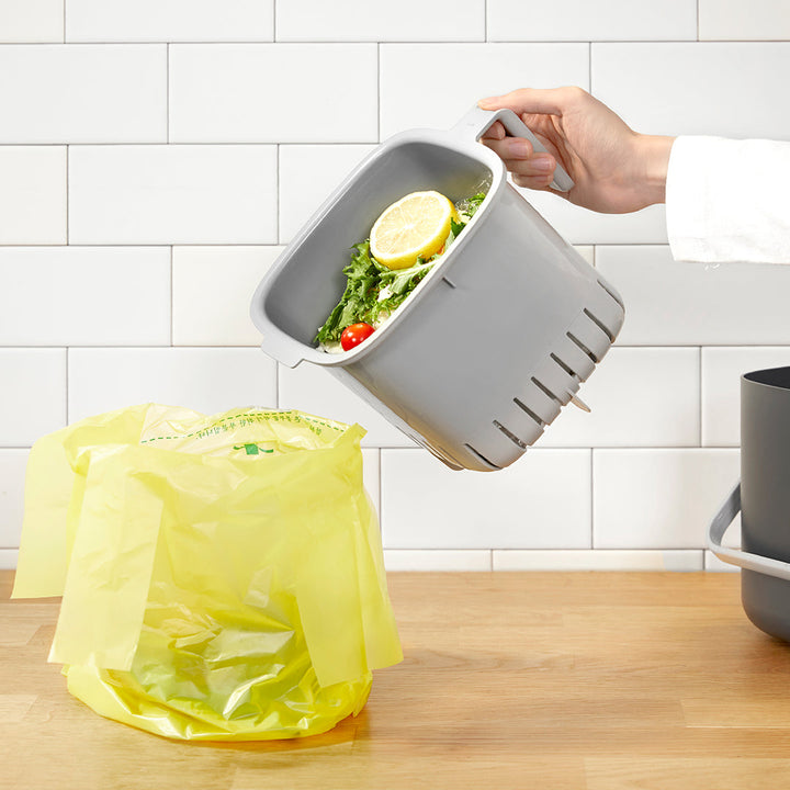 Litem | Multi Utility Waste Bin | Dark Grey | For Office Home & Kitchen